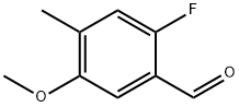 2-fluoro-5-methoxy-4-methylbenzaldehyde Structure