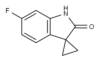 6'-fluorospiro[cyclopropane-1,3'-indolin]-2'-one Structure