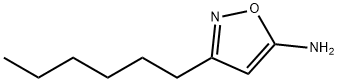 3-hexyl-1,2-oxazol-5-amine Structure