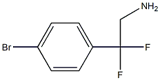 2-(4-bromophenyl)-2,2-difluoroethan-1-amine 구조식 이미지