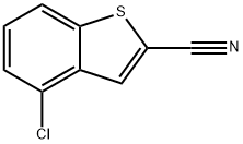 4-Chlorobenzo[b]thiophene-2-carbonitrile Structure