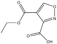 4-(ethoxycarbonyl)-1,2-oxazole-3-carboxylic acid 구조식 이미지
