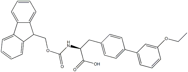 Fmoc-4-(3-ethoxy-phenyl)-L-phenylalanine Structure