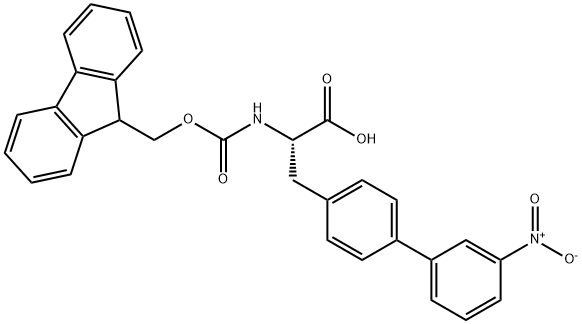 Fmoc-4-(3-nitrophenyl)-L-phenylalanine Structure