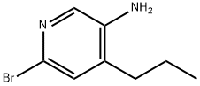 2-Bromo-5-amino-4-(n-propyl)pyridine 구조식 이미지