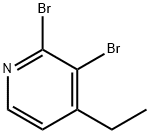 2,3-Dibromo-4-ethylpyridine Structure