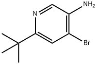 4-Bromo-3-amino-6-(tert-butyl)pyridine 구조식 이미지