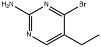 4-Bromo-2-amino-5-ethylpyrimidine Structure