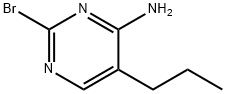 2-Bromo-4-amino-5-(n-propyl)pyrimidine 구조식 이미지