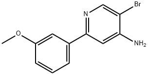 4-Amino-3-bromo-6-(3-methoxyphenyl)pyridine Structure