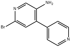 2-Bromo-5-amino-4-(4-pyridyl)pyridine Structure