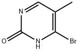 4-Bromo-2-hydroxy-5-methylpyrimidine 구조식 이미지