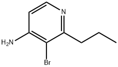 3-BROMO-2-PROPYLPYRIDIN-4-AMINE Structure