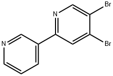 3,4-Dibromo-6-(3-pyridyl)pyridine Structure