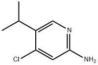 2-Amino-4-chloro-5-(iso-propyl)pyridine 구조식 이미지
