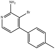 2-Amino-3-bromo-4-(4-tolyl)pyridine Structure