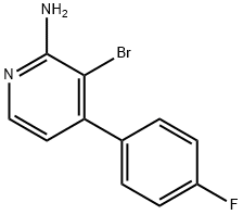 2-Amino-3-bromo-4-(4-fluorophenyl)pyridine Structure