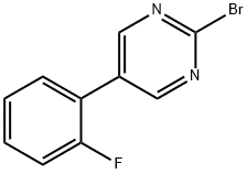 2-Bromo-5-(2-fluorophenyl)pyrimidine Structure