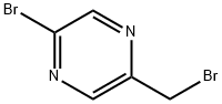 2-Bromo-5-(bromomethyl)pyrazine 구조식 이미지