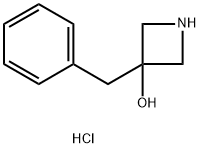 3-benzylazetidin-3-ol hydrochloride Structure