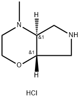 (4aR,7aR)-4-methyloctahydropyrrolo[3,4-b][1,4]oxazine dihydrochloride 구조식 이미지