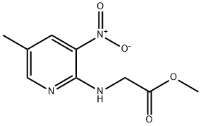 methyl 2-[(5-methyl-3-nitropyridin-2-yl)amino]acetate 구조식 이미지