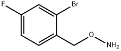 O-[(2-bromo-4-fluorophenyl)methyl]hydroxylamine Structure