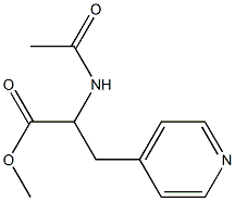 Methyl 2-Acetamido-3-(4-pyridyl)propanoate Structure