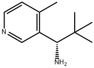 (1S)-2,2-DIMETHYL-1-(4-METHYL(3-PYRIDYL))PROPYLAMINE 구조식 이미지