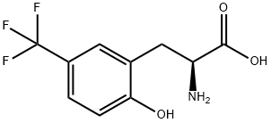 2-AMINO-3-[2-HYDROXY-5-(TRIFLUOROMETHYL)PHENYL]PROPANOIC ACID Structure