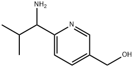 [6-(1-AMINO-2-METHYLPROPYL)-3-PYRIDYL]METHAN-1-OL Structure