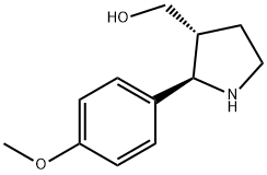 ((2R,3R)-2-(4-methoxyphenyl)pyrrolidin-3-yl)methanol 구조식 이미지