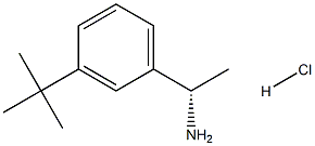 (S)-1-(3-tert-butylphenyl)ethan-1-amine hydrochloride Structure