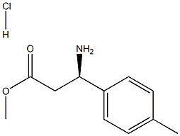 METHYL (3R)-3-AMINO-3-(4-METHYLPHENYL)PROPANOATE HYDROCHLORIDE Structure