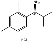 (1S)-1-(2,4-DIMETHYLPHENYL)-2-METHYLPROPYLAMINE HYDROCHLORIDE Structure