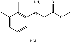 METHYL (3R)-3-AMINO-3-(2,3-DIMETHYLPHENYL)PROPANOATE HYDROCHLORIDE Structure