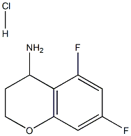 5,7-difluorochroman-4-amine hydrochloride Structure