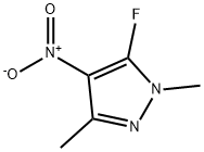 5-fluoro-1,3-dimethyl-4-nitro-1H-pyrazole 구조식 이미지