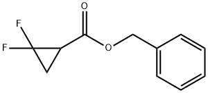 2,2-Difluoro-cyclopropanecarboxylic acid benzyl ester Structure