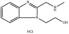 2-{2-[(methylamino)methyl]-1H-1,3-benzodiazol-1-yl}ethan-1-ol dihydrochloride Structure