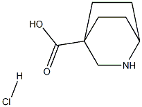 2-azabicyclo[2.2.2]octane-4-carboxylic acid hydrochloride 구조식 이미지