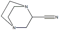 1,4-diazabicyclo[2.2.2]octane-2-carbonitrile Structure