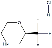 (2R)-2-(trifluoromethyl)morpholine hydrochloride Structure