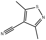 4-Isothiazolecarbonitrile, 3,5-dimethyl- Structure