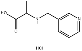 2-[(pyridin-3-ylmethyl)amino]propanoic acid dihydrochloride Structure