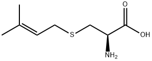 2-amino-3-[(3-methylbut-2-en-1-yl)sulfanyl]propanoic acid Structure