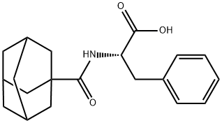 2-(adamantan-1-ylformamido)-3-phenylpropanoic acid Structure