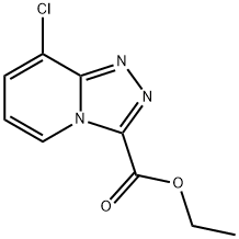 1,2,4-triazolo[4,3-a]pyridine-3-carboxylic acid,8-Chloro-,ethyl ester 구조식 이미지