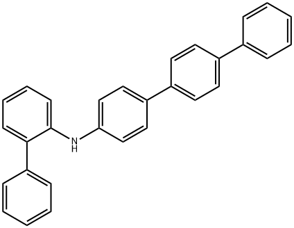 N-([1,1'-biphenyl]-2-yl)-[1,1':4',1''-terphenyl]4-amine Structure