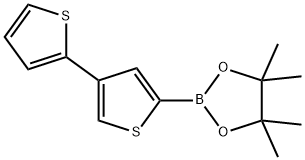 4-(2-Thienyl)thiophene-2-boronic acid pinacol ester 구조식 이미지